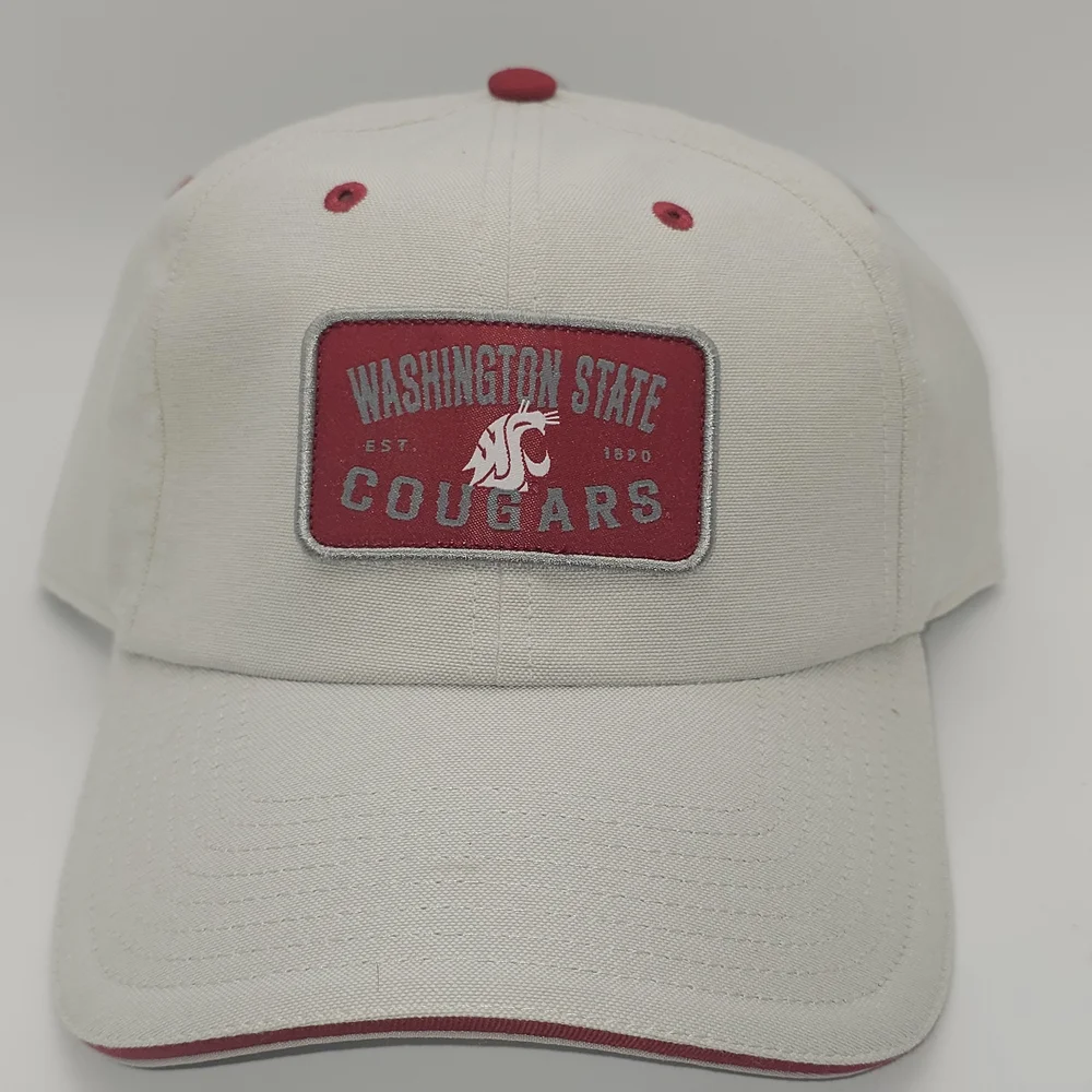 Washington State Cougars Cream‎ and Red Cap